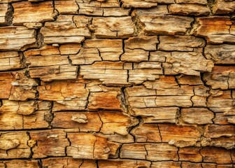 Obraz premium Distressed tree bark texture with subtle cracks and crevices