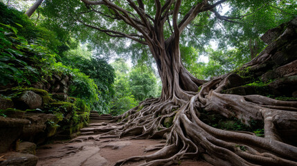 Planet Earth with clean air and nature relying on renewable resources. Ecological concept of alternative sustainable energy for an ecologically clean planet.  ecology and environmental protection