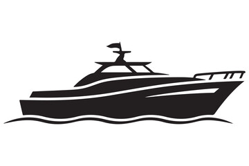 Sail boat logo silhouette vector design sailboat sailing ship outline minimal vector illustration
