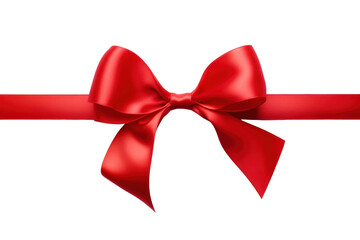 PNG Elegant red ribbon bow decoration
