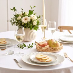 apples on the table, sliced