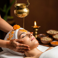 Ayurvedic Shirodhara Treatment A Relaxing Spa Experience