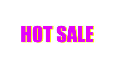 Hot sale text effect for promotion campaign