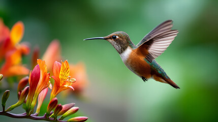 Fototapeta premium Planet Earth with clean air and nature relying on renewable resources. Ecological concept of alternative sustainable energy for an ecologically clean planet. ecology and environmental protection