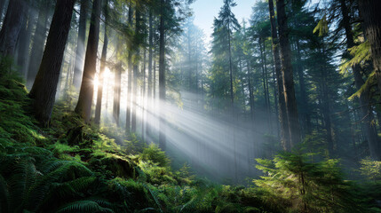 Obraz premium Planet Earth with clean air and nature relying on renewable resources. Ecological concept of alternative sustainable energy for an ecologically clean planet