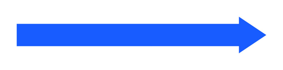 Long straight bold arrow vector icon