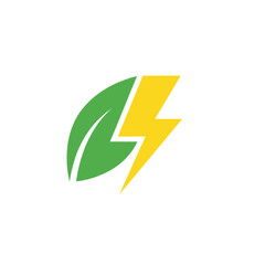 lightning icon vector illustration