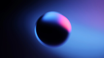 Abstract Purple Blue Tones Blurry Gradient Sphere Shifting, Smooth Motion Background for Website or Video Presentation