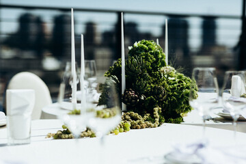 Wedding decoration, wedding floristics, wedding details