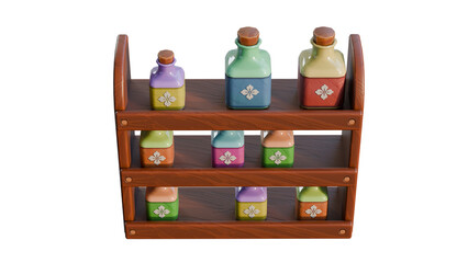 Stylized Shelf Spices