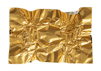 Crumpled Gold Foil Texture