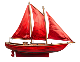 old wooden sailing boat