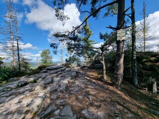 Rock formations during a trip to the Czech Republic