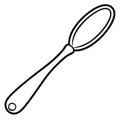Illustration of a spoon, a kitchen utensil