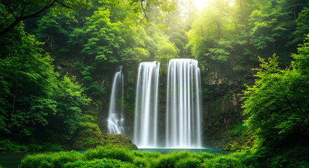 waterfall in the forest