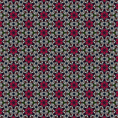 Abstract Paint Brush Smooth Spread. Ornamental, Decorative Kaleidoscope.