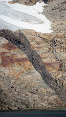 Views of the Fjord and mountains while cruising through  Prince Christian Sound on Greenland, August 2025
