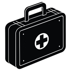 Park Ranger isolated first aid kit on white background