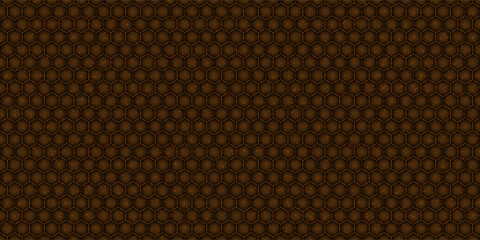 Honeycomb background. Beehive seamless pattern. Vector illustration of flat geometric texture symbol. Hexagon, hexagonal raster, sign or mosaic cell icon. Honey bee hive,