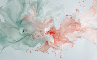 Retro style floral texture art background
