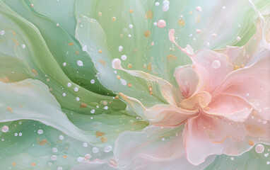 Retro style floral texture art background
