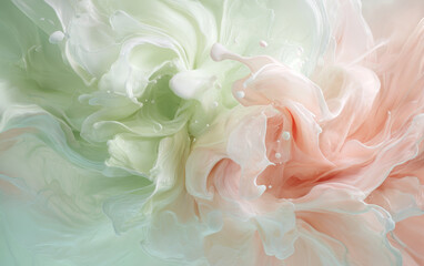 Retro style floral texture art background
