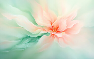 Retro style floral texture art background
