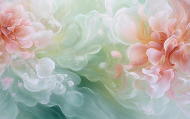 Retro style floral texture art background
