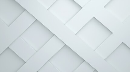 A white geometric pattern on a white background.