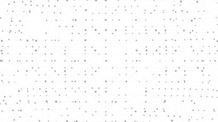 Abstract Plexus mesh geometric background. Dots or circles connected by lines. Technology abstract background with copy space. Minimalist mesh backdrop. Abstract polygonal shape.