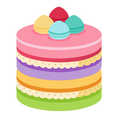 Lotus Decorative Cream Cake