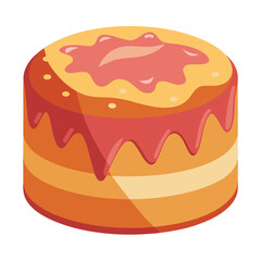 Orange and Yellow Cream Cake