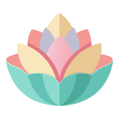 Pastel Lotus Decorative Design