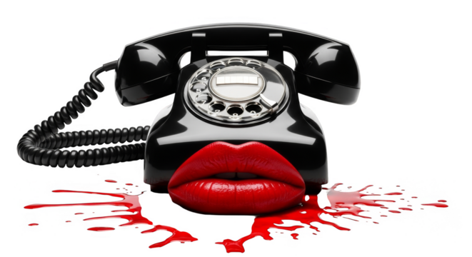 Sinister Phone Booth Glossy Lips Dial Doom