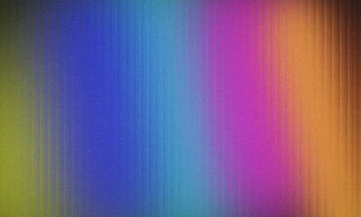 Abstract Digital Grainy Background with Gradient of Vibrant Colors and Glitch Effect 