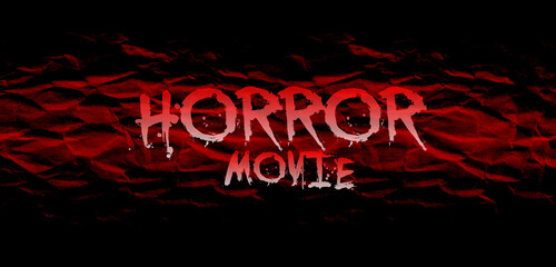 horror movie sign 