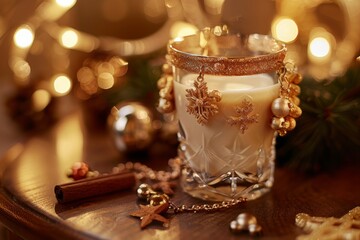 Festive Eggnog Charm Bracelet