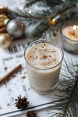 Sketched Printable Calendar for Egg Nog Day
