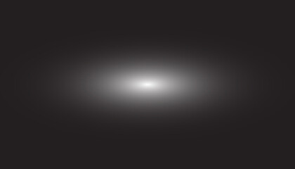 Dark monochrome radial gradient background. Black and white spotlight effect