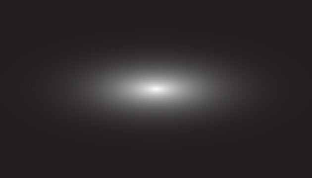 Dark monochrome radial gradient background. Black and white spotlight effect
