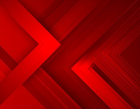 Abstract red geometric design