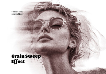 Grain Sweep Photo Effect