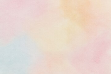 Soft Pastel Watercolor Abstract Background with Gentle Blending