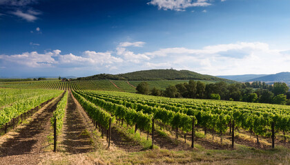 Obraz premium Vineyard In Early Summer