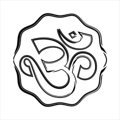 Aum (Om) The Holy Motif M_2509006