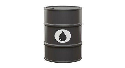 black oil barrel