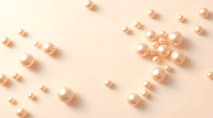 Champagne pearl glowing background with luxury soft pastel gradient