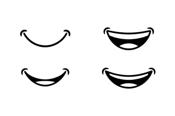 set of funny faces