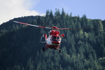 helicopter in flight