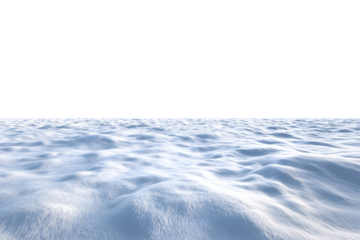  vast expanse of pure, untouched snow creates a pristine winter landscape isolated on white background